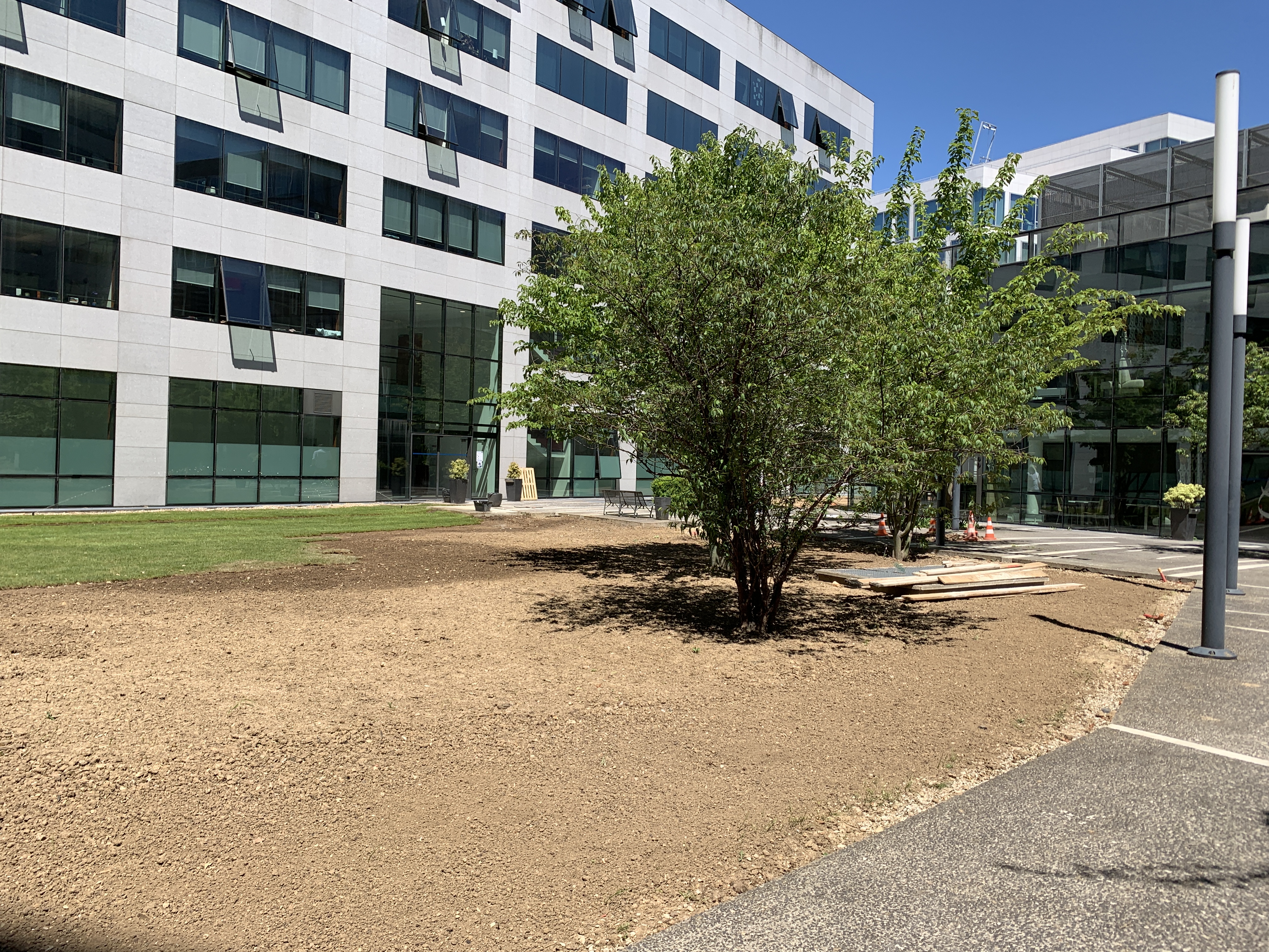 parking en travaux